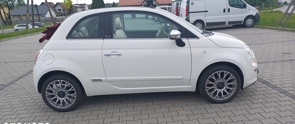 Fiat 500 cena 32700 przebieg: 120000, rok produkcji 2013 z Dobczyce małe 29